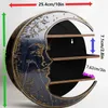 Torebki biżuterii montowany na ścianie kryształowy wyświetlacz księżyca półka boho wystrój drewniany półki uchwyt do olejku eterycznego290o