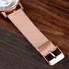 Armbanduhren Mode Casual Uhr Damen Roségold Business Quarz Herren Damen Paar