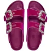 Pantofole Koovan da donna con strass Bottone quadrato con diamanti spessi di alta qualità Procrastina sandali femminili per ragazze Pantofole