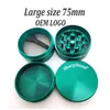 Large Size Sharpstone Grinders 4 Layers Tabacco Smoking Herb Metal Grinder 75mm Crushers Zinc Alloy Sharpstone Grinders for Dab Rig Bong