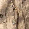 Men's Jeans Desert Camouflage Print Pockets Cargo Bib Overalls Loose Straight Jumpsuits Casual Pants Drak22