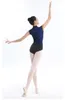 Vêtements de scène sans manches col montant ballet justaucorps adulte vêtements d'exercice une pièce body costumes de performance pour les femmes W22377