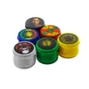 Mini 45 mm 3Layer Diamond Plastic Kruid Grinder voor rooksticker goedkope creatieve tabaksmolen voor het roken van droog kruid