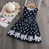 Mädchen Kleider Sommer Kinder Mädchen Tüll Kleid Für Geburtstag Party Prinzessin Puff Sleeve Kleid 3-8Y Kleine Schleife Streifen glitter Pailletten