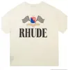 T-shirts pour hommes d'été designers de rhudes pour femmes pour hommes