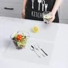 Tischsets Transparentes Tischset Multifunktionales wasserdichtes und ölbeständiges Diy-Küchen-Abendessen-Matten-Kabinett-Schubladen-Kühlschrank-Pad