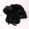 Bérets fausse fourrure russe Ushanka pour hommes femmes moelleux hiver bombardier trappeur chapeau oreillette chaud esquimau pêche chasse neige Ski casquette