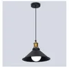 Lampes suspendues rétro Loft lumières modernes lampara abat-jour Luminaire salle à manger pour éclairage domestique Dia 220mm