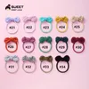 Accessoires de cheveux 34 couleurs bébé arc bandeaux en nylon arcs solides pour les filles bandeau élastique enfants bandeau fille 20231