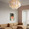 Chandeliers Aluminum Chain Ceiling Chandelier Living Room High Quality Home Decor Bedroom Light Fixture Study Indoor Lighting