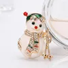 Brooches Pins Merry Christmas Santa Claus Hat Gloves Bells Socks Snowman Candy Enamel Pin Badges Exquisite Cute Cartoon Jewelry