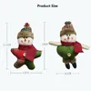 Dekoracje świąteczne 3PCS Ozdoba drzewa Rok wisiorek - Święty Świętego/Snowman/Renifer Ornaments Doll