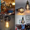 Hanglampen 3 stcs IJzeren bol Guard Lamp Cage plafondventilator en lichte deksels industriële vintage stijl hangende armatuur