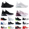 Nowe designerskie buty do biegania OG 27C Sneakers Sports 270s Triple White Black Core White Undly Rose Light Orewood Brown Rainbow Mens Tainer