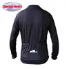 Racing Jackets 2023 Winter Thermal Fleece Men Bicycle Long Sleeve Cycling Jersey Clothing Pro Team Outdoor Mountain Road Maillot Ropa