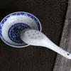 Ensembles de vaisselle Cuillères Cuillère Soupe Céramique Porcelaine Chinois Asiatique Riz Japonais Ramenserving Glacé Apéritif Porridge Dessert Nouilles Sucre