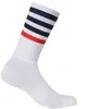 Chaussettes de sport 2023 vélo équipe Aero cyclisme moulage intégral haute technologie chaussette Compression vélo en plein air course Sport