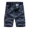 Shorts pour hommes Été Camouflage Tactique Cargo Hommes Kaki Jogger Militaire Casual Lâche CottonMen's Heat22