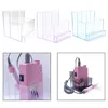 Nail Art Kits 3 Colors Drill Bits Empty Storage Box Holder Stand Display Container Clear Blue Machine Organizer Manicure Tools