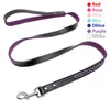 Dog Collars 120cm Long Braided Leather Leash Pet Lead Puppy Walking Training Traction Rope Belt For Small Medium Dogs