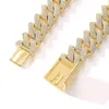 Chains 20mm Big Wide Hip Hop CZ Stone Paved Bling Iced Out Square Cuban Miami Link Chain Chokers Necklace For Men Rapper Jewelry1