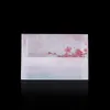 Gift Wrap Translucent Invitation Bag Card Cover Sulfuric Acid Paper Artificial Parchment Peach Blossom Envelope Letter OrganizerGift