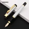 Nuovo lusso di alta qualità color argento smerigliato drago affari ufficio penna stilografica studente scuola forniture di cancelleria penne a inchiostro