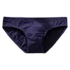 Mutande Intimo uomo Slip Sexy Cuecas a vita bassa Calzoncillos Hombre Slip Uomo Cotone traspirante Solido Mutandine maschili Pantaloncini