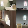 Nachtlichter 0,4 W LED Lampe Plug-in Wand Cartoon Tier Licht AC110-220V EU UNS Stecker Für Kinder Baby Schlafzimmer schlaf