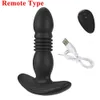 Juguetes sexuales, masajeador, consolador de empuje con Bluetooth, vibrador para hombres, aplicación de próstata masculina, Control remoto, juguete con tapón Anal para mujer