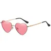 Sonnenbrille Metall Herzförmige Candy Farbverlauf Sonnenbrille Outdoor Brille Brillen Oculos De SolSunglasses Samu22