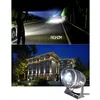 Utomhusvägglampor LED Spotlight 3W 10W Landskapsbelysning 220V Red Green Blue Garden Decoration Lamp IP65 Vattentäta One Beam Lights