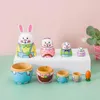 Gift Wrap 1 Set Uniek Russische nestpop houten matryoshka -model gladde randen paasspeelgoed creëren sfeer