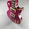 Standard Electric Guitar Purple Light Silver Accessories and Mini Pickup Importerad Paint Mahogny tillg￤ngligt