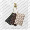 stylisheendibags Wallets Coin Key Storage Bag with Chain Women Mini Coin Purse Luxury Designer Plaid Leather Small Zipper Wallet Ladies Keychain Trendy 0125/23