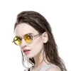 Güneş gözlüğü steampunk klasik gotik erkekler kadın marka tasarımcısı vintage yuvarlak gözlük polarize hafif sürüş gözlüğü UV400Sunglasses