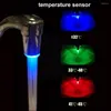 Kitchen Faucets Colorful LED Tap Faucet Head Shower Water Glow Spraying Home Accessories Decoration Bathroom V2L7