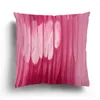 Pillow Modern Painted Graffiti Short Plush Pillowcase Car Sofa Waist Toss Cover Home 45/50/60cm Creative Decoration