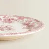 Piatti Overglaze Creatività in ceramica Vassoio pomeridiano Relief Craft Tavolo da pranzo Portata principale Stoviglie da cucina europee