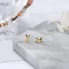 Oorknopjes Minimalistisch Kraakbeen Voor Vrouwen X-vorm Kruis Kleine Piercing Oorbel Eenvoudig Stijlvol Klein Oor Accessoires GeschenkenStud Dale22