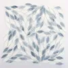 Bakgrundsbilder bladform konst målat glas mosaikplatta för