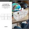 Aufbewahrungsboxen Make -up Organizer Hautpflege Sundies Transparent Desktop Box
