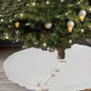 Kerstdecoraties gebreide boom rok garen country style dag decoratie 122 cm