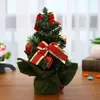 Christmas Decorations Ornament Tree 20cm Mini Holiday Shopping Mall Tabletop Small