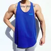 Débardeurs pour hommes, marque d'entraînement, vêtements de gymnastique, mode sport, musculation, sans manches, gilet de Fitness, maille musculaire, Singlets pour hommes