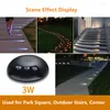 Buried Waterproof AC85-265V DC12V Outdoor Superbright Deck Light 1Side 2Side View Underground Lamp Sidewalk Lighting