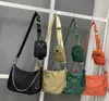 Ucuz% 80 indirim siyah beyaz pembe naylon omuz Messenger kadınlar için lüks çanta hobo tasarımcısı mini cep cüzdanları kadın crossbody çanta kodu 899