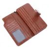 Wallets Cowhide Lady Wallet Long Women Clutch Multi Card Leather