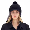 Berets Winter Warm Bomber Hats Ear And Windproof Ski Cap Thick Plush Men Women's Snow Flaps