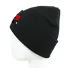 Berets Bad Beanie Mütze Ski Strick Unisex Winter Warme Baumwollmütze Cartoon Muster Stickerei Weihnachtsgeschenk